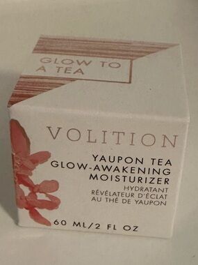 Volition Yaupon Tea Glow-Awakening Moisturizer - White & Rose Packaging